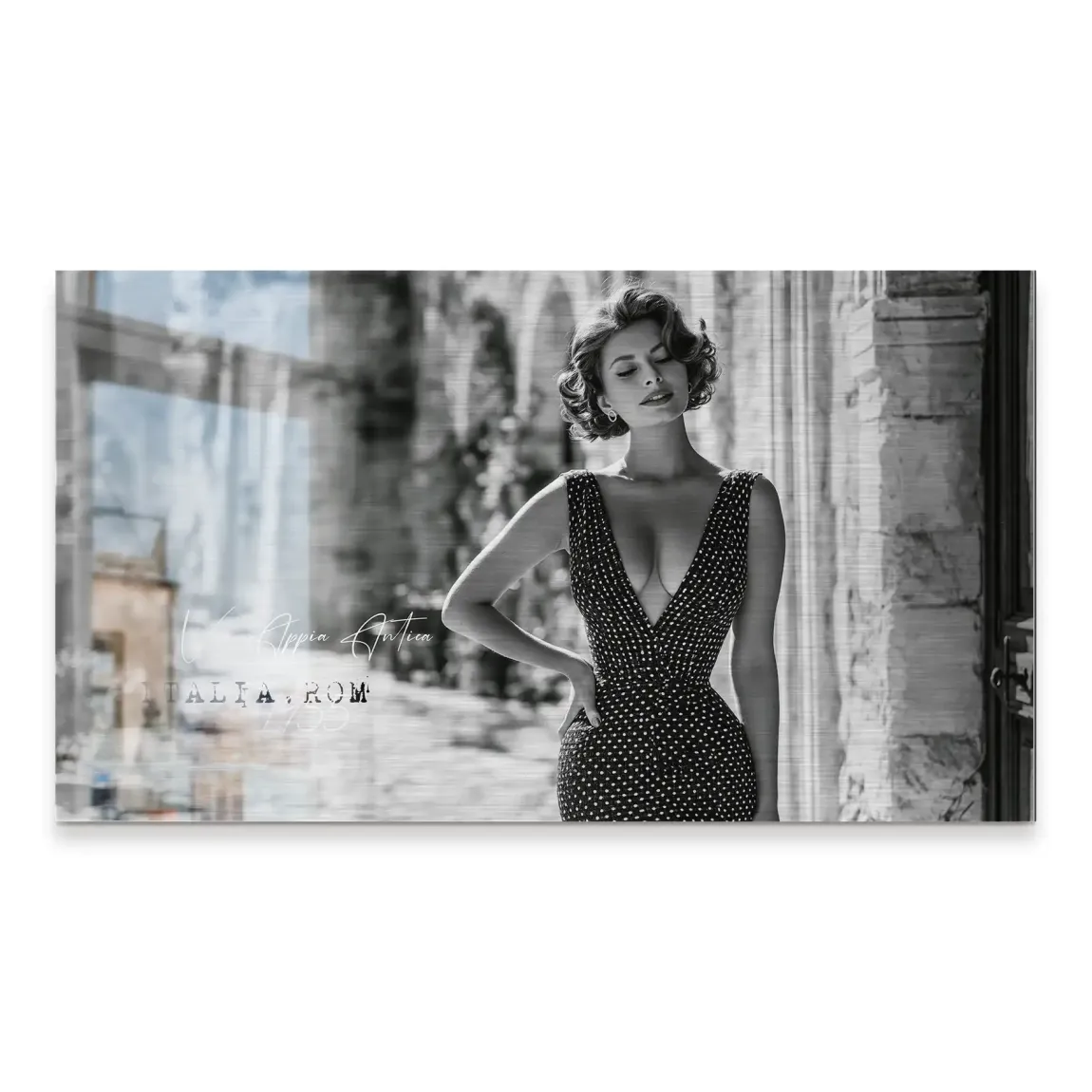 Sophia Loren Diva Aluminiumbild gebürstet