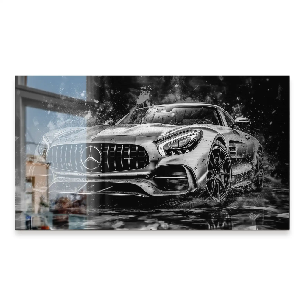 Mercedes AMG GT Dark Style Alu Gebürstet INGALERIE