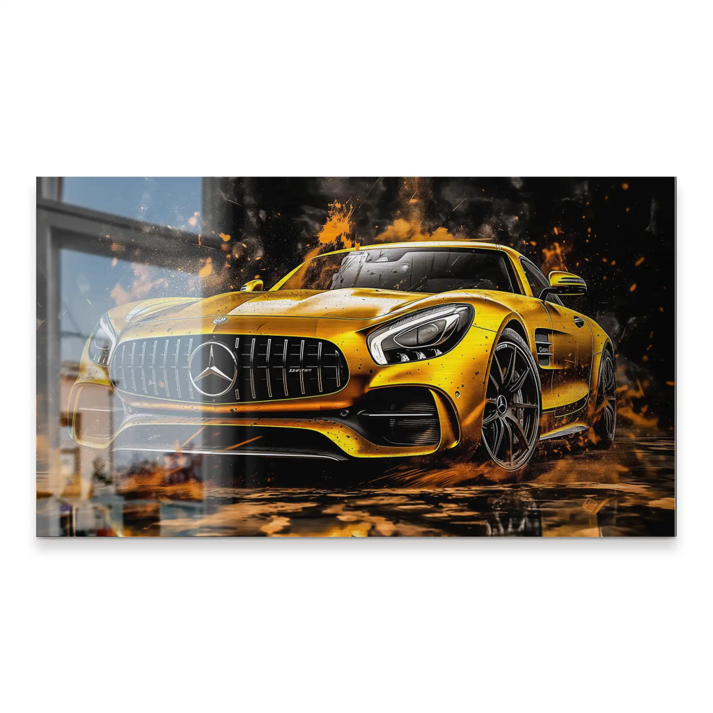 Mercedes AMG GT Modern Style Style Alu Gebürstet INGALERIE