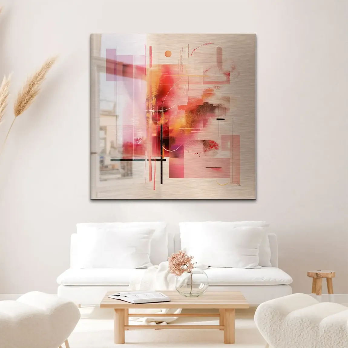 Infinite Glow Alu Gebürstet Bild