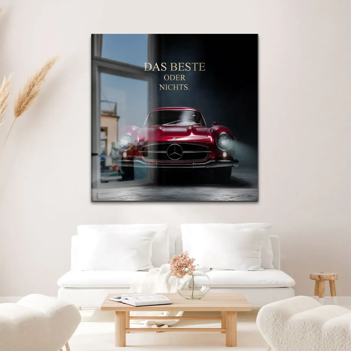 Red Legend Mercedes 300SL Alu Gebürstet Bild