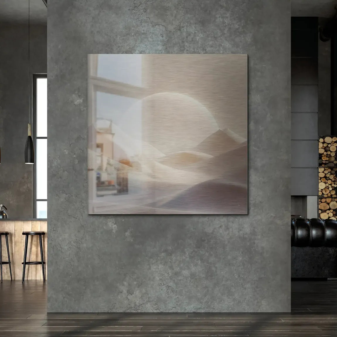 Desert Light Alu Gebürstet Bild