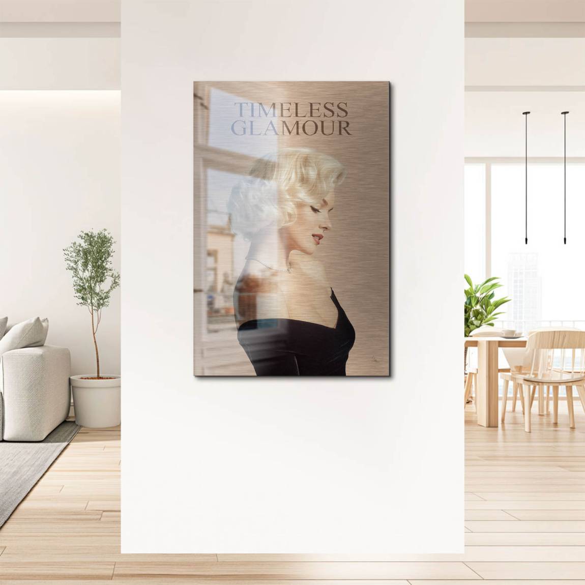Marilyn Hollywood Grace Aluminiumbild gebürstet