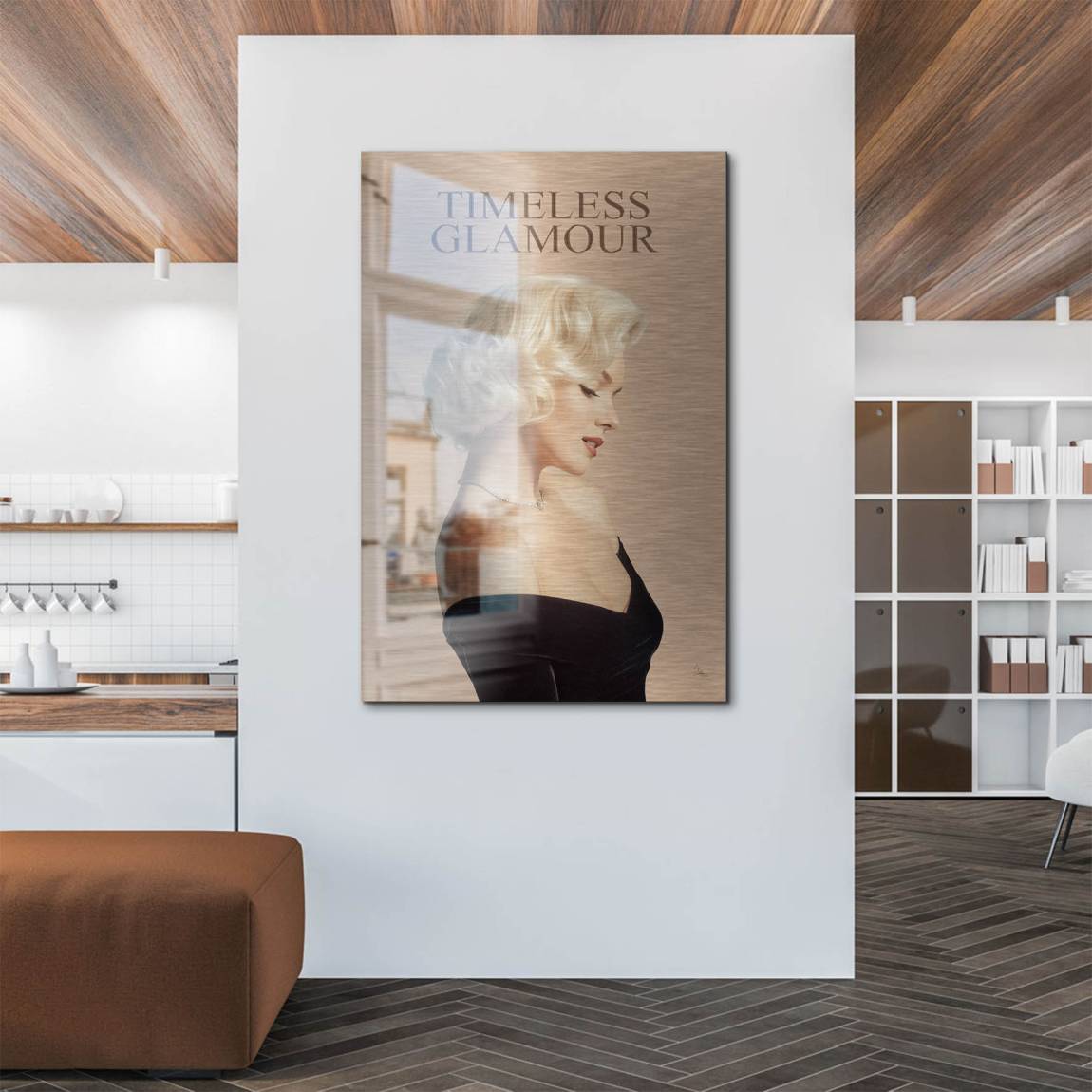 Marilyn Hollywood Grace Aluminiumbild gebürstet