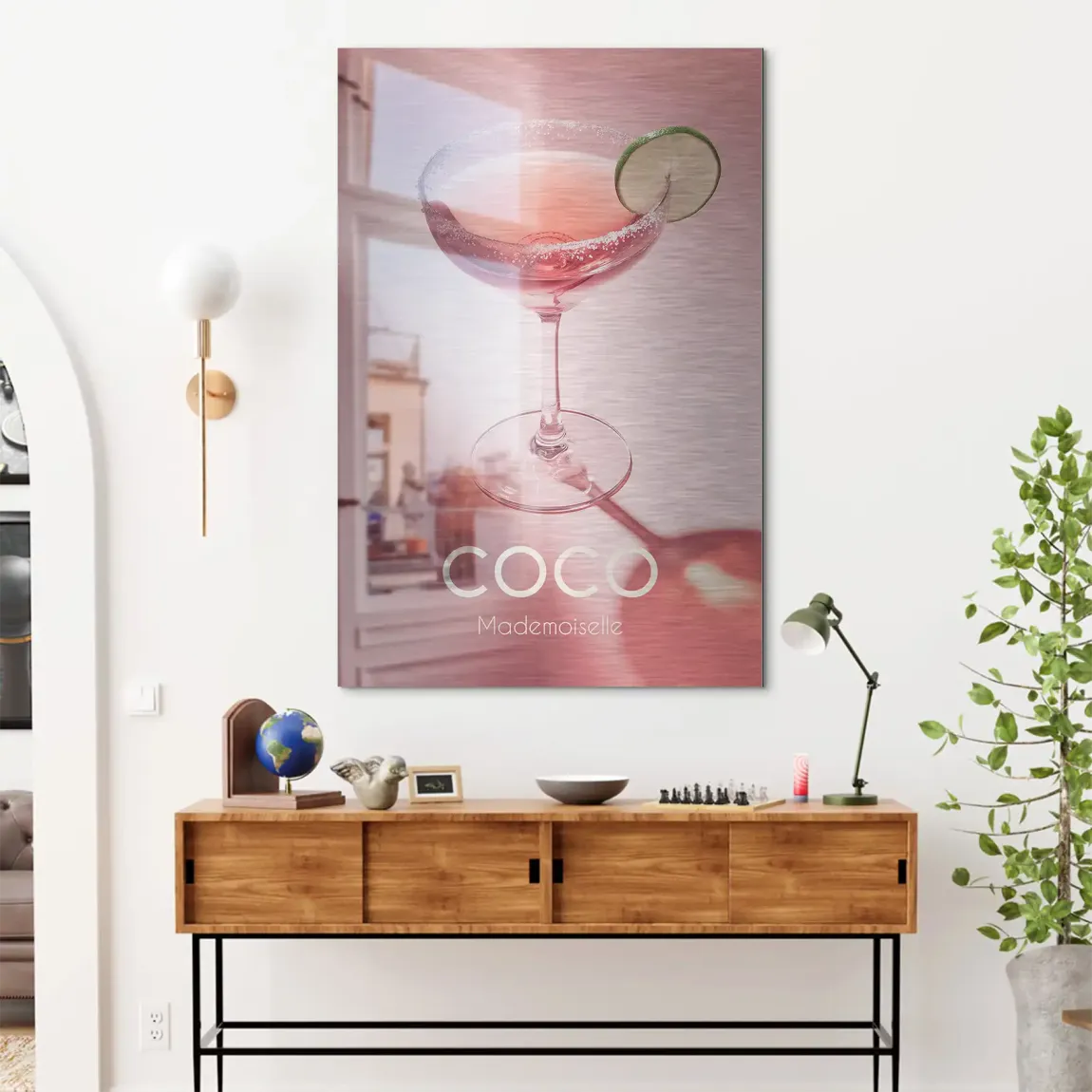 Parisian Essence Alu Dibond Bild gebürstet - INGALERIE | Dein Onlineshop für moderne Wandbilder