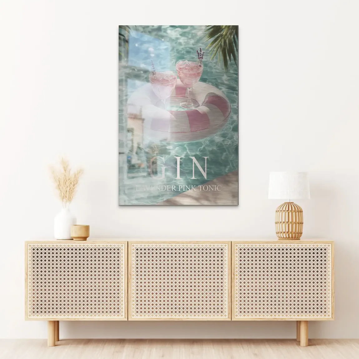 Gin Lavender Dream Alu Dibond Bild gebürstet