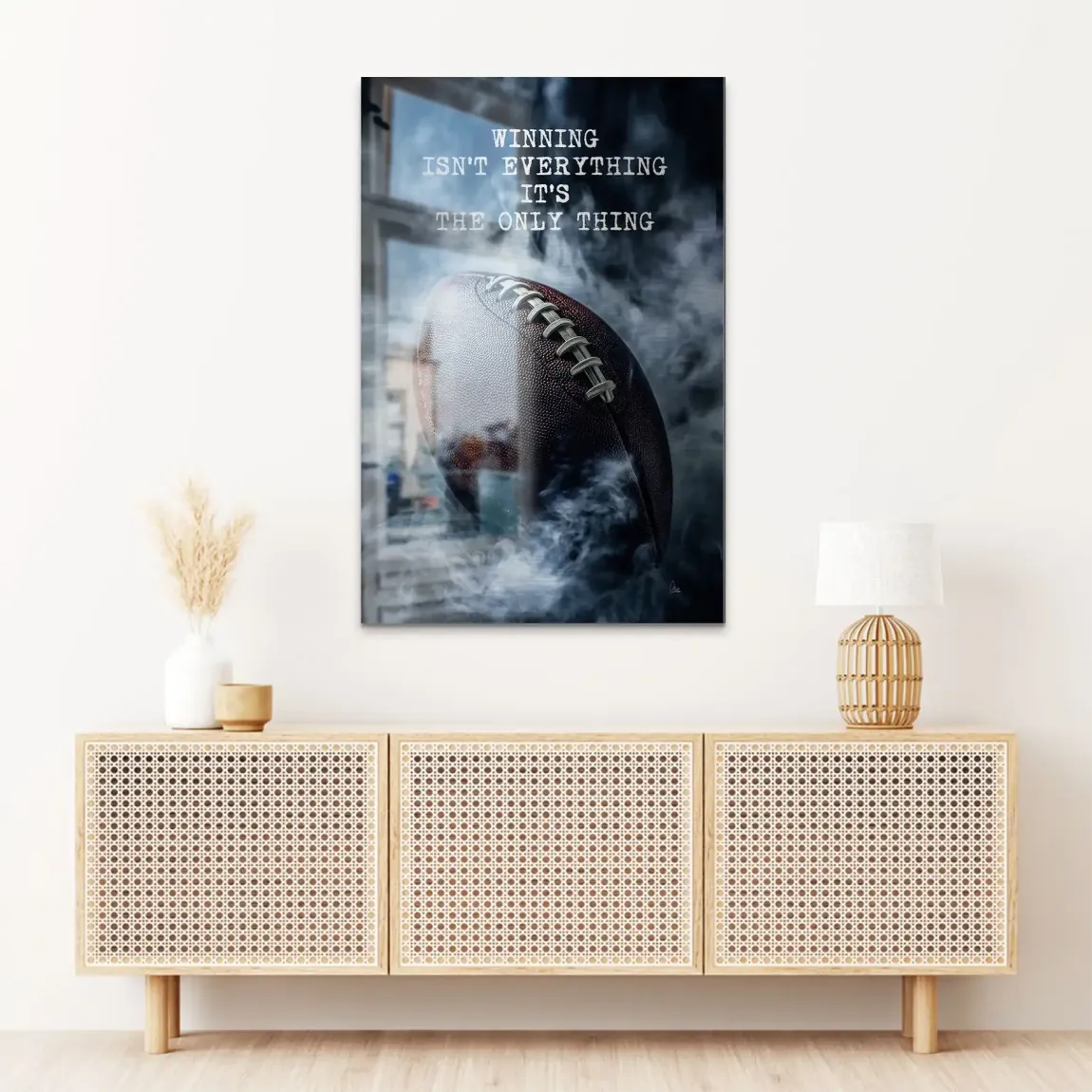 Winning Mindset Alu Dibond Bild gebürstet