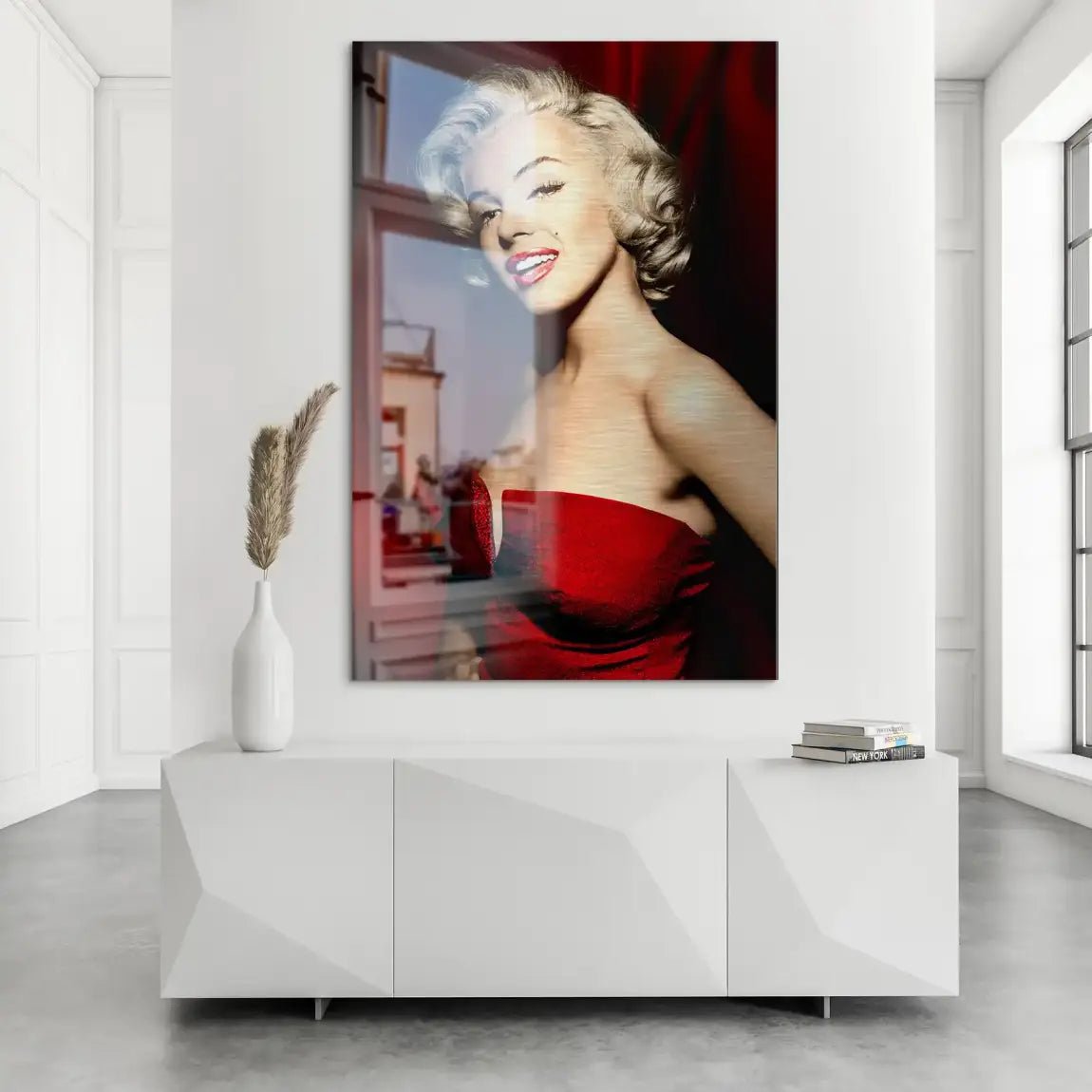 Marilyn Monroe Club Style AluDibond Gebürstet INGALERIE