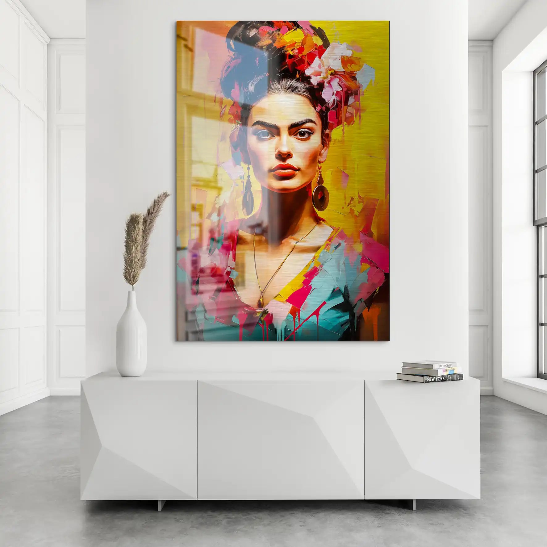 Frida Beauty Flower AluDibond Gebürstet INGALERIE