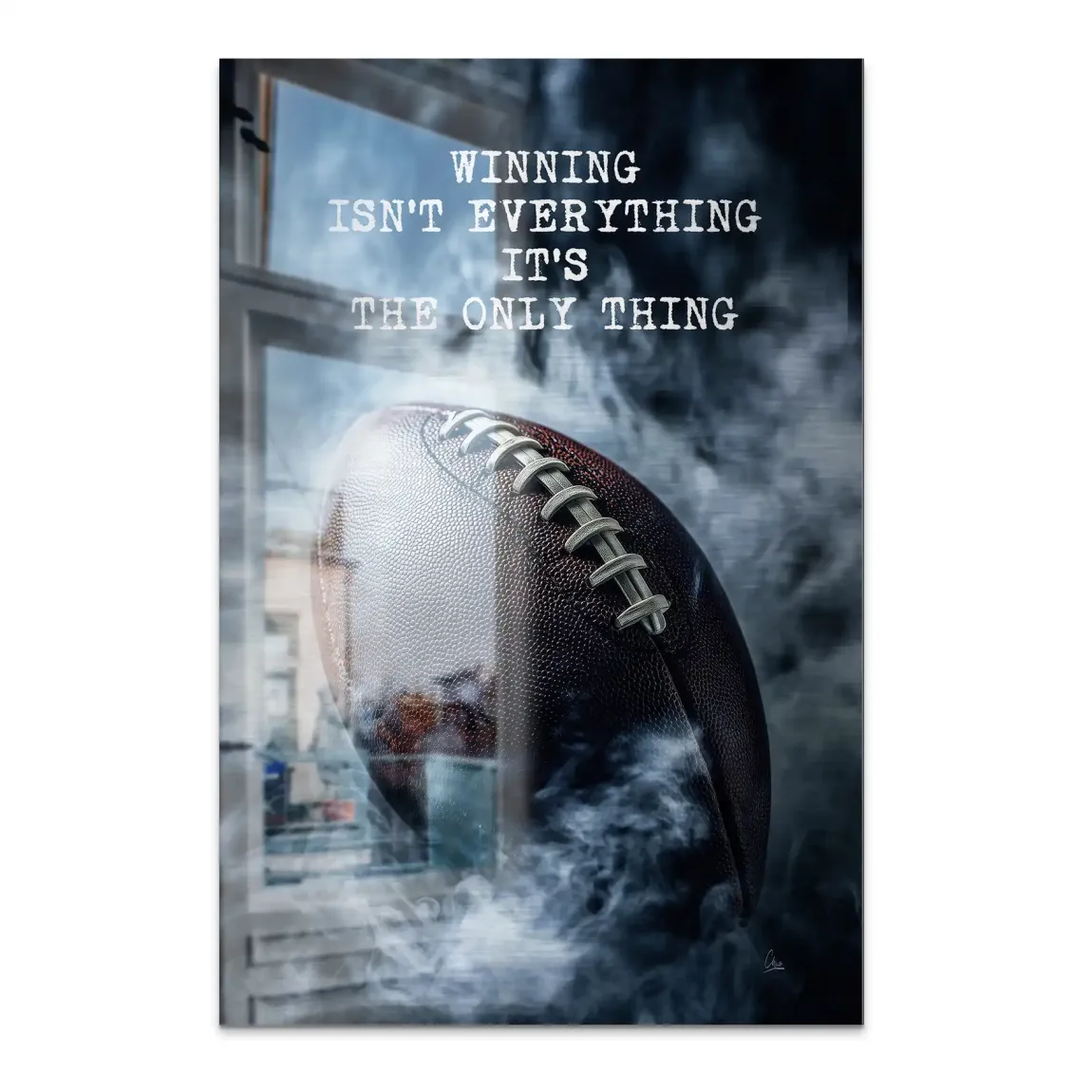 Winning Mindset Alu Dibond Bild gebürstet