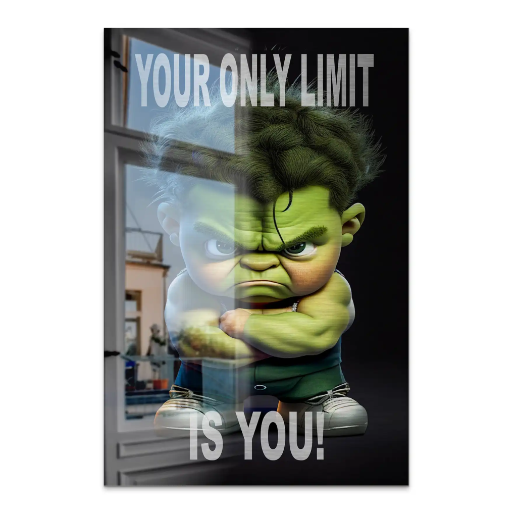 Hulk Your Limit AluDibond Gebürstet INGALERIE