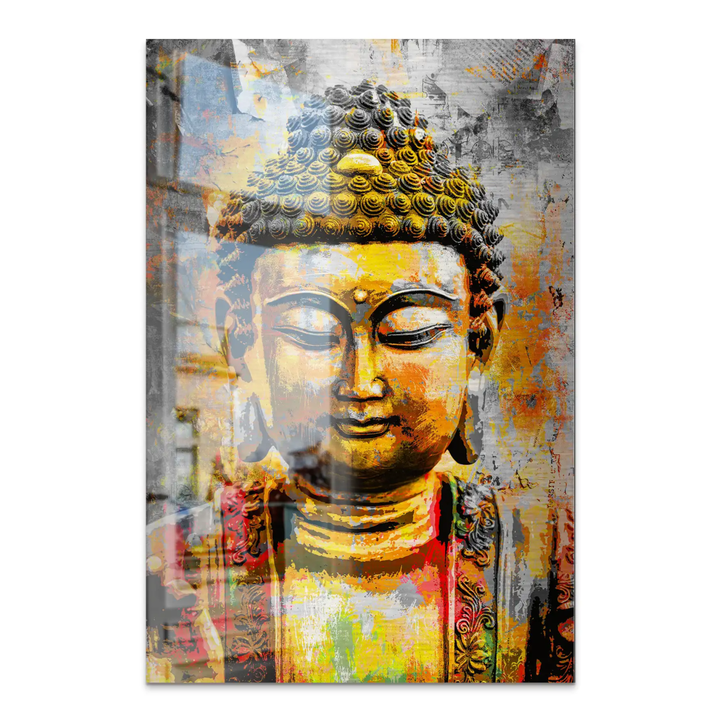 Buddha Boho Style AluDibond Gebürstet INGALERIE