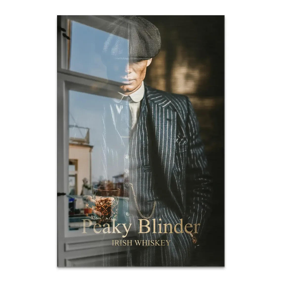 Thomas Shelby Peaky Blinder Alu Dibond Bild gebürstet