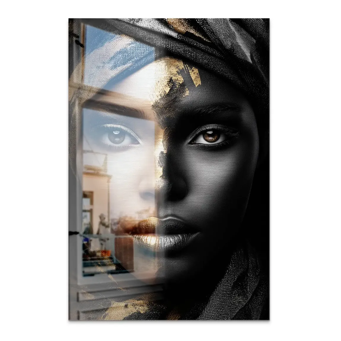 Dual Essence Alu Dibond Bild gebürstet - INGALERIE | Dein Onlineshop für moderne Wandbilder