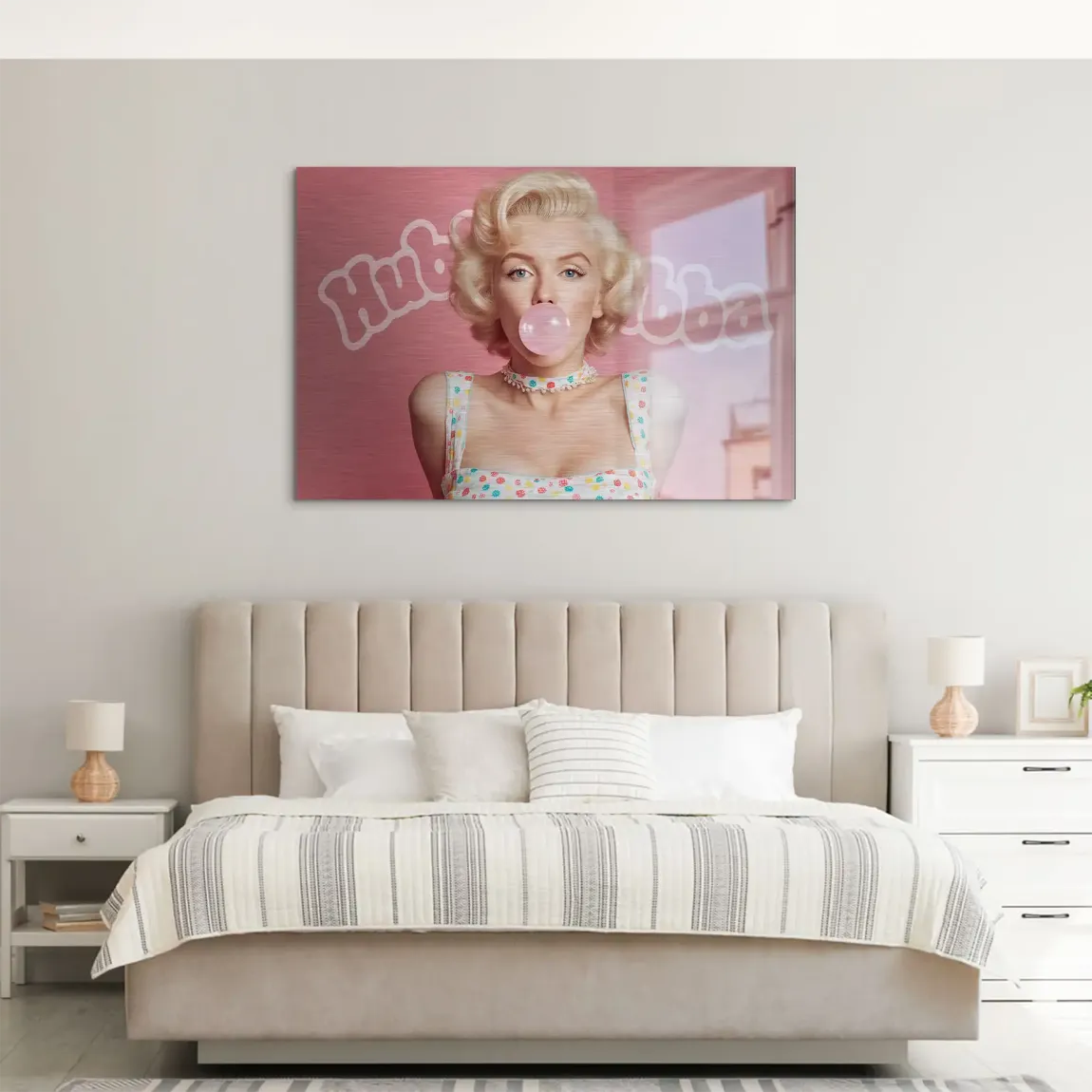 Marilyn Monroe Hubba Glam AluDibond Gebürstet