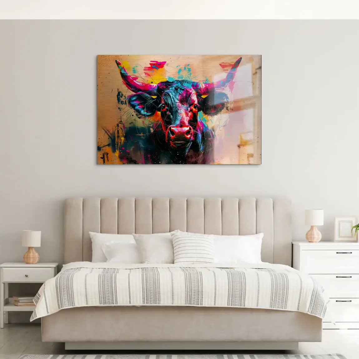 Majestic Bull AluDibond Gebürstet