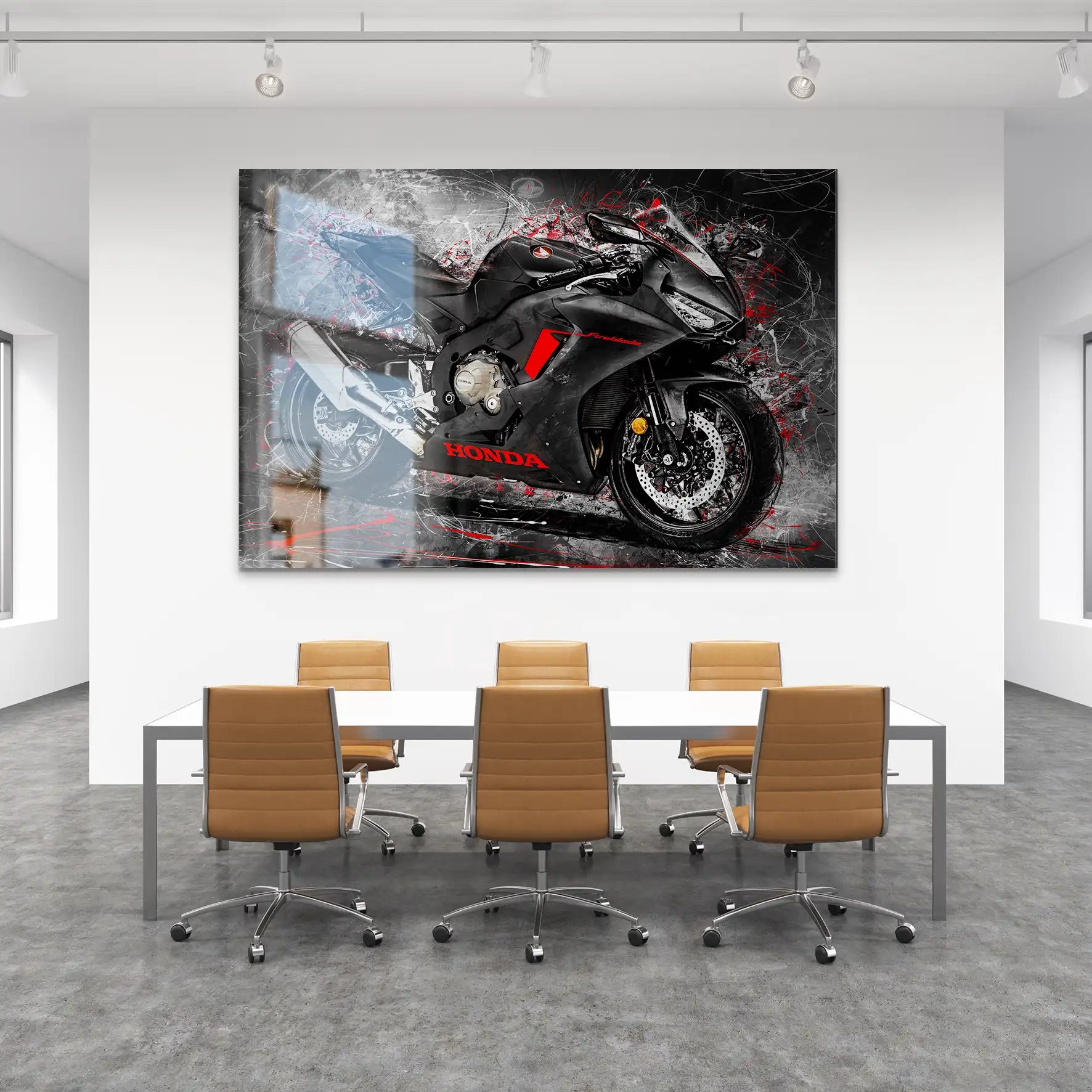 Honda CBR 1000 RR Fireblade AluDibond Gebürstet INGALERIE