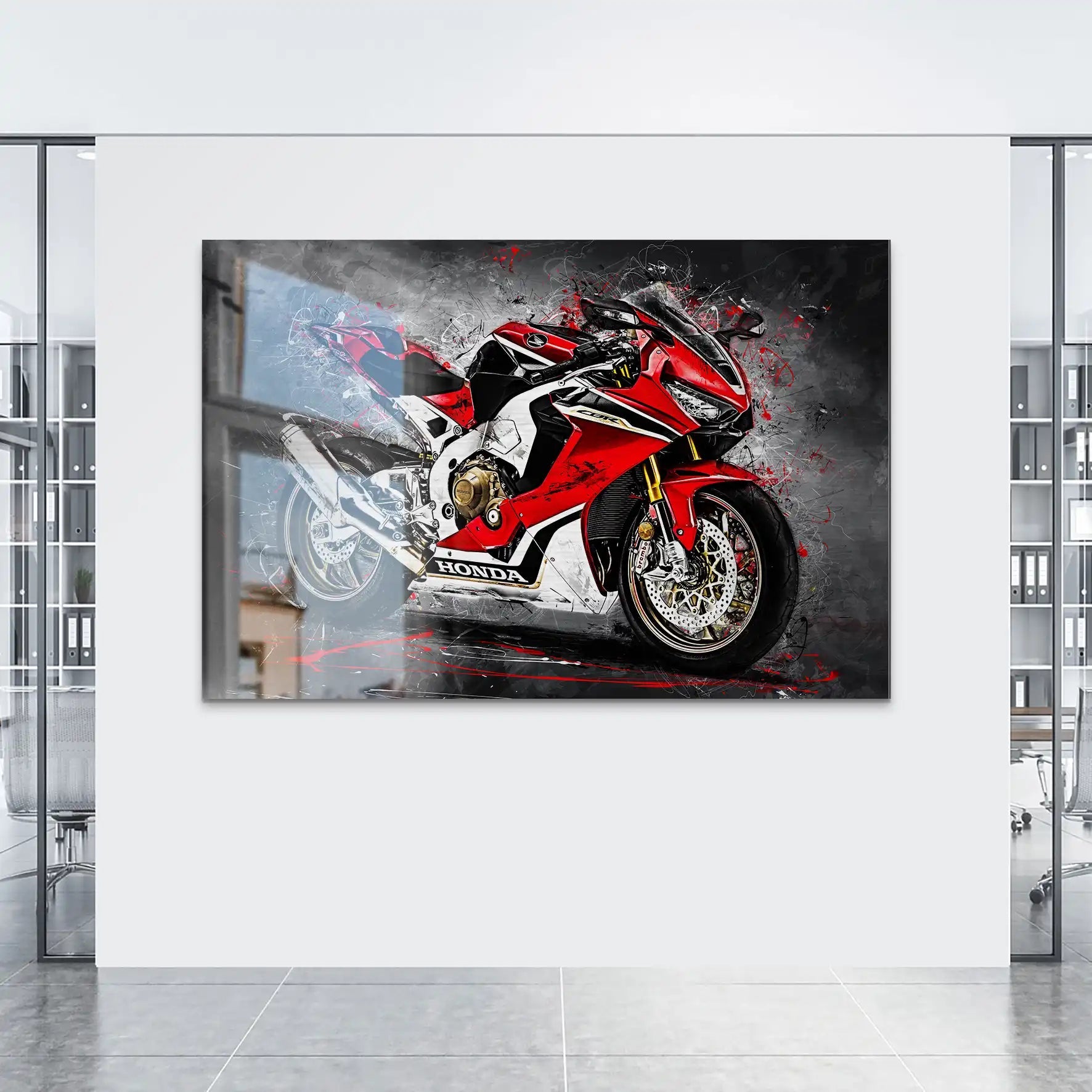 Honda CBR 1000 RR SP AluDibond Gebürstet INGALERIE