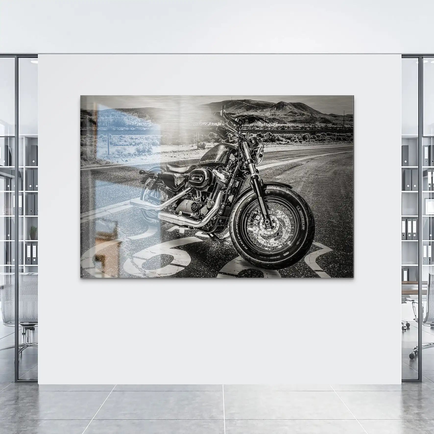 Route Heritage Edition – Harley Alu gebürstet Bild INGALERIE