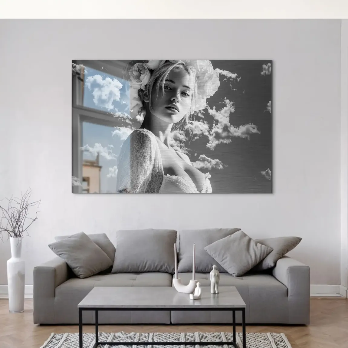 Sky Bloom AluDibond Gebürstet