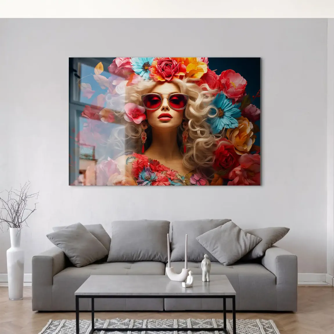 Flower Queen AluDibond Gebürstet