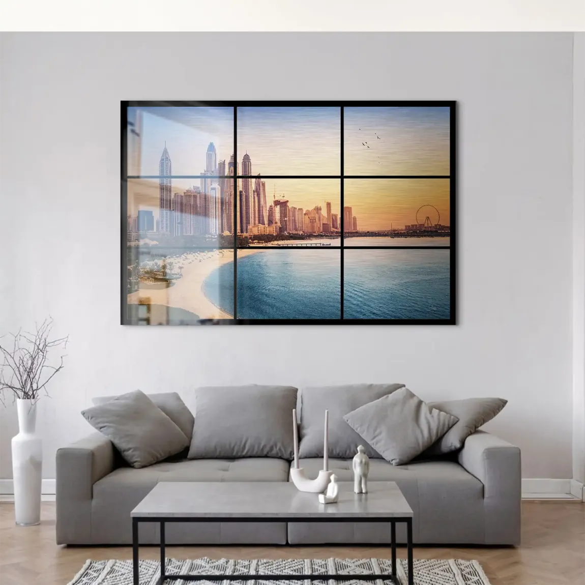 Golden Dunes Dubai AluDibond Gebürstet