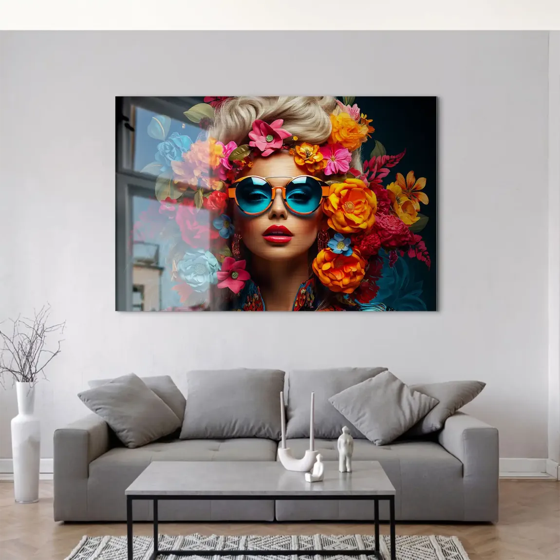 Floral Shades AluDibond Gebürstet