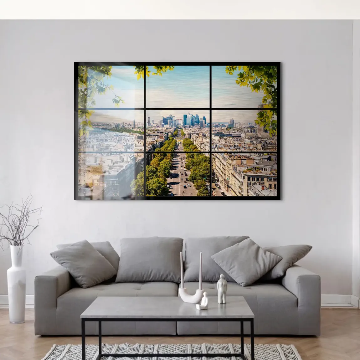 Paris Avenue AluDibond Gebürstet