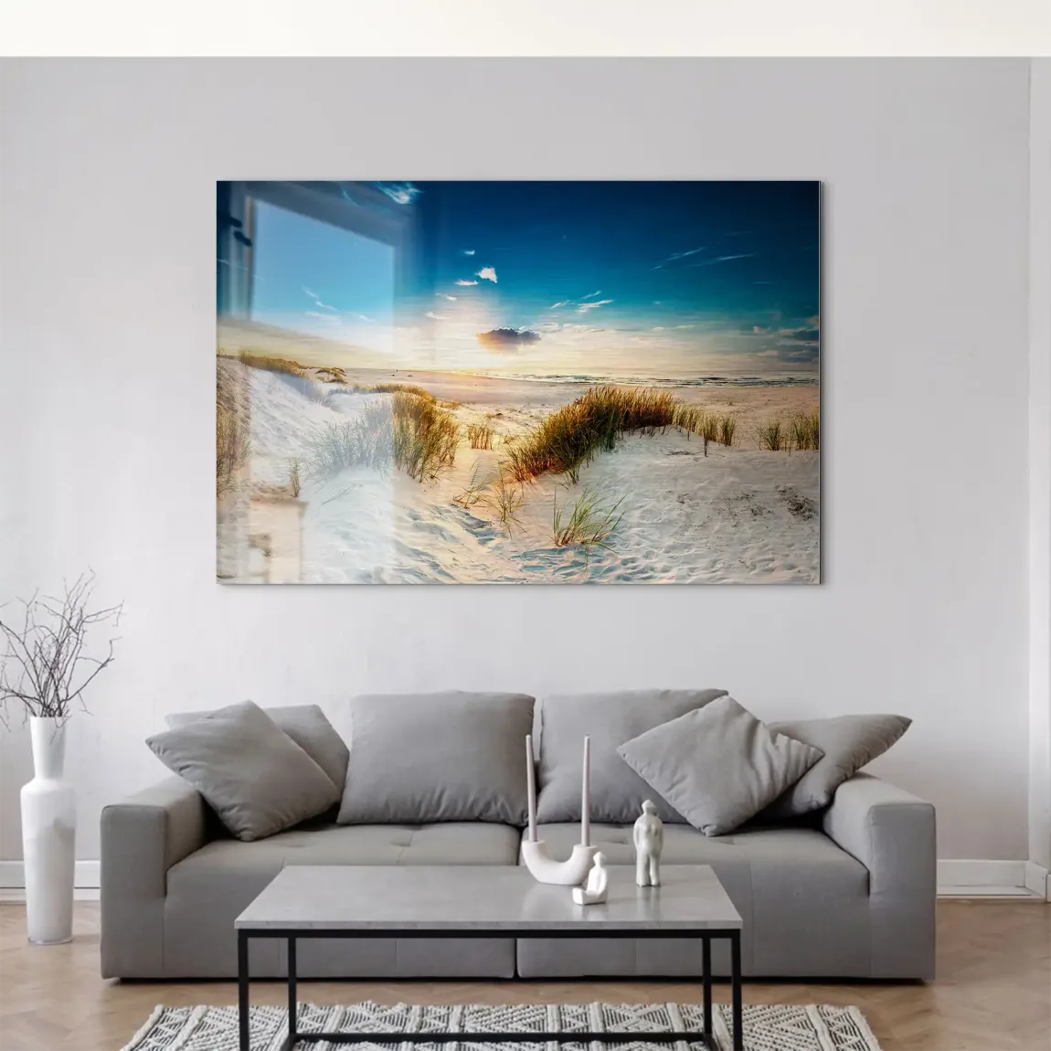 Sunset Dunes AluDibond Gebürstet