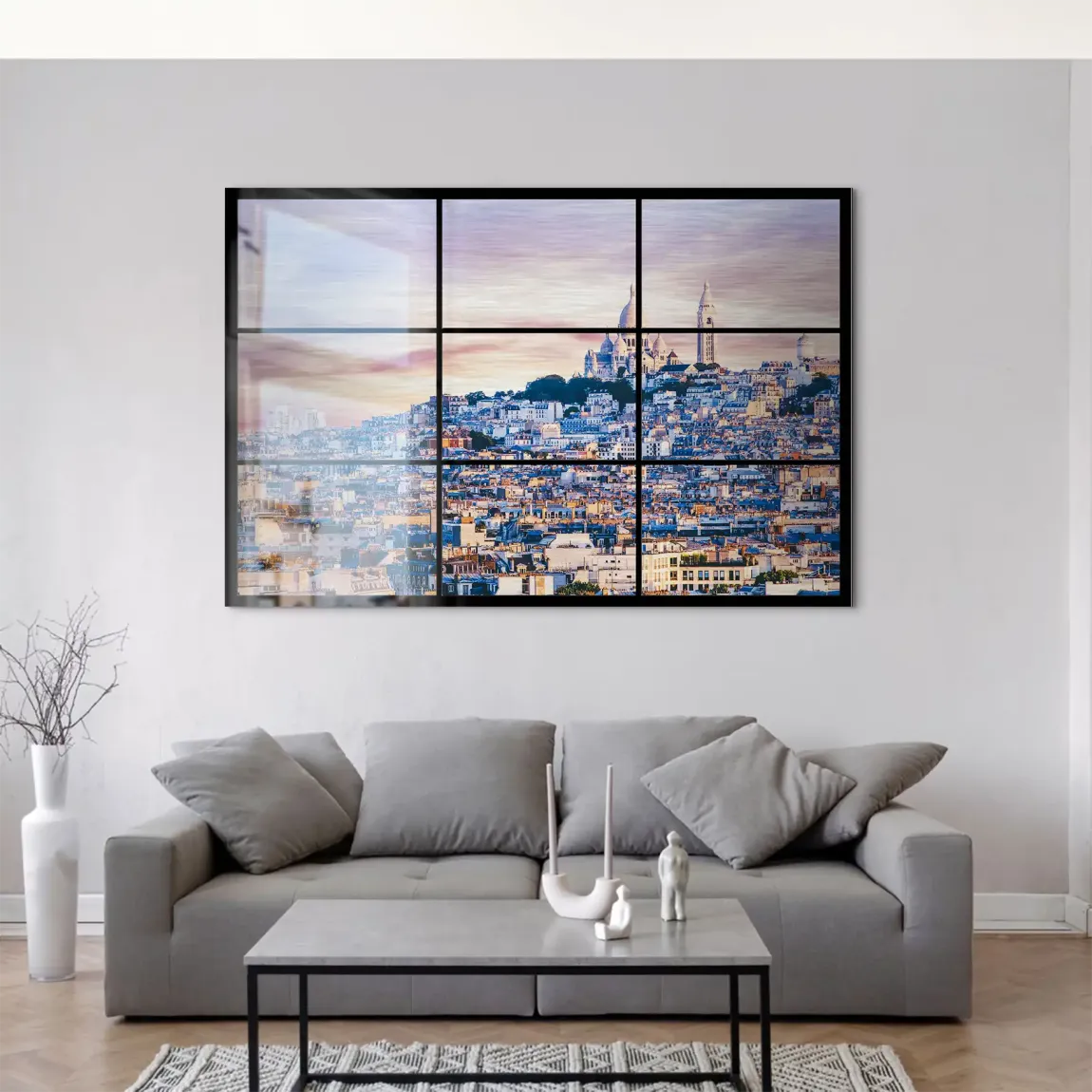 Paris Montmartre AluDibond Gebürstet