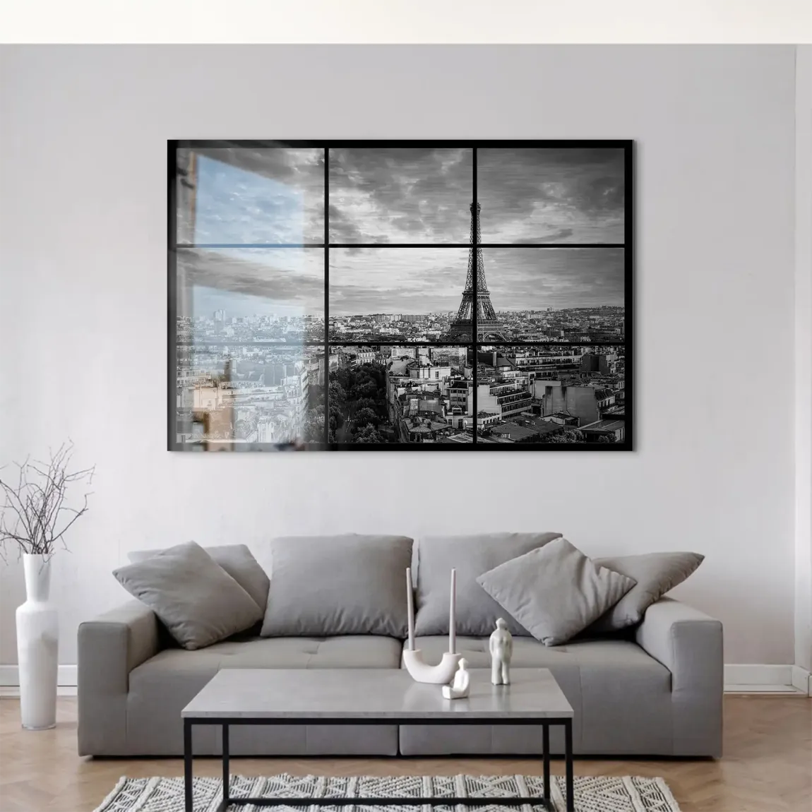 City View Paris AluDibond Gebürstet