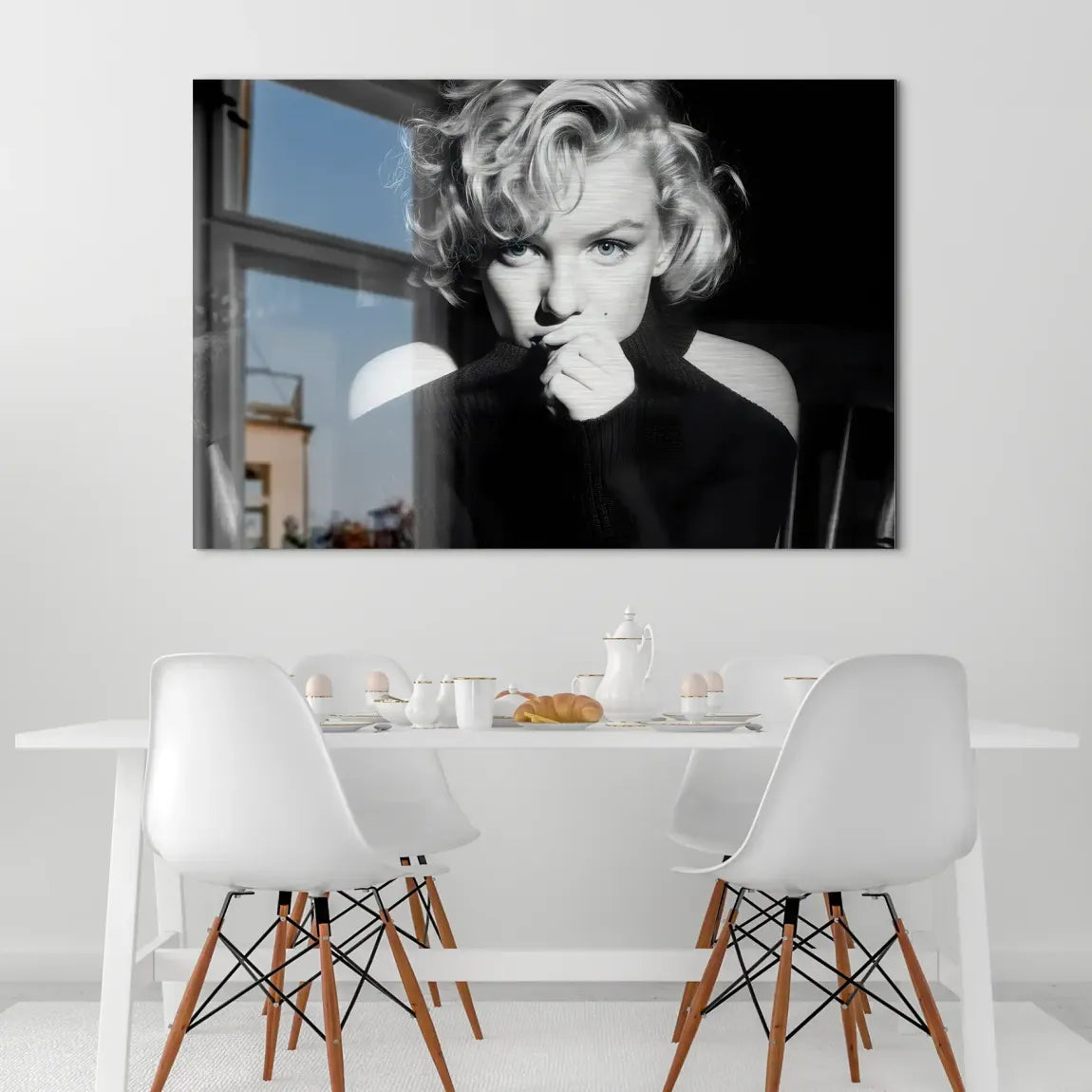 Marilyn Monroe Silent Glamour Alu Dibond Gebürstet INGALERIE