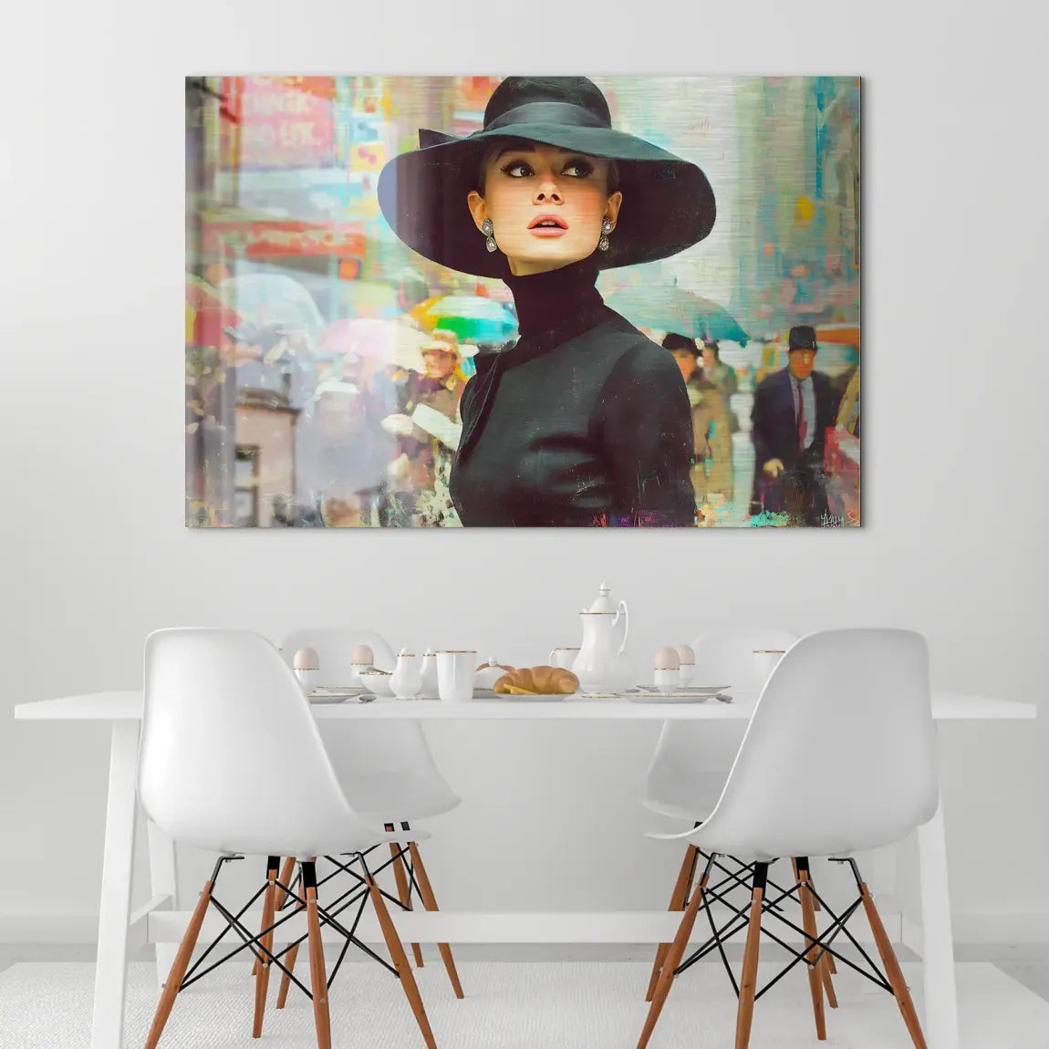 Audrey in New York Nr.2 AluDibond Gebürstet INGALERIE