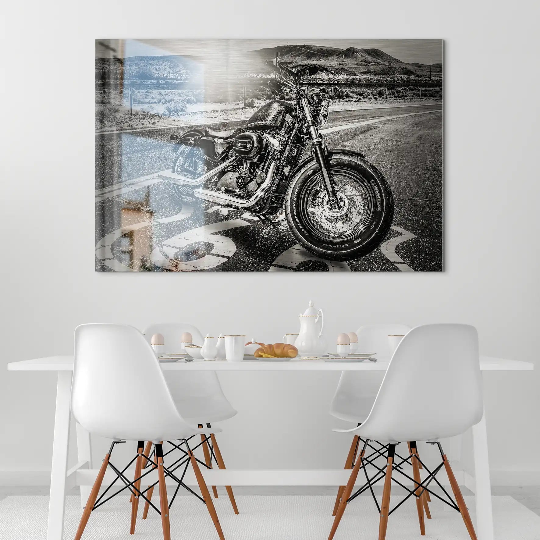 Route Heritage Edition – Harley Alu gebürstet Bild INGALERIE