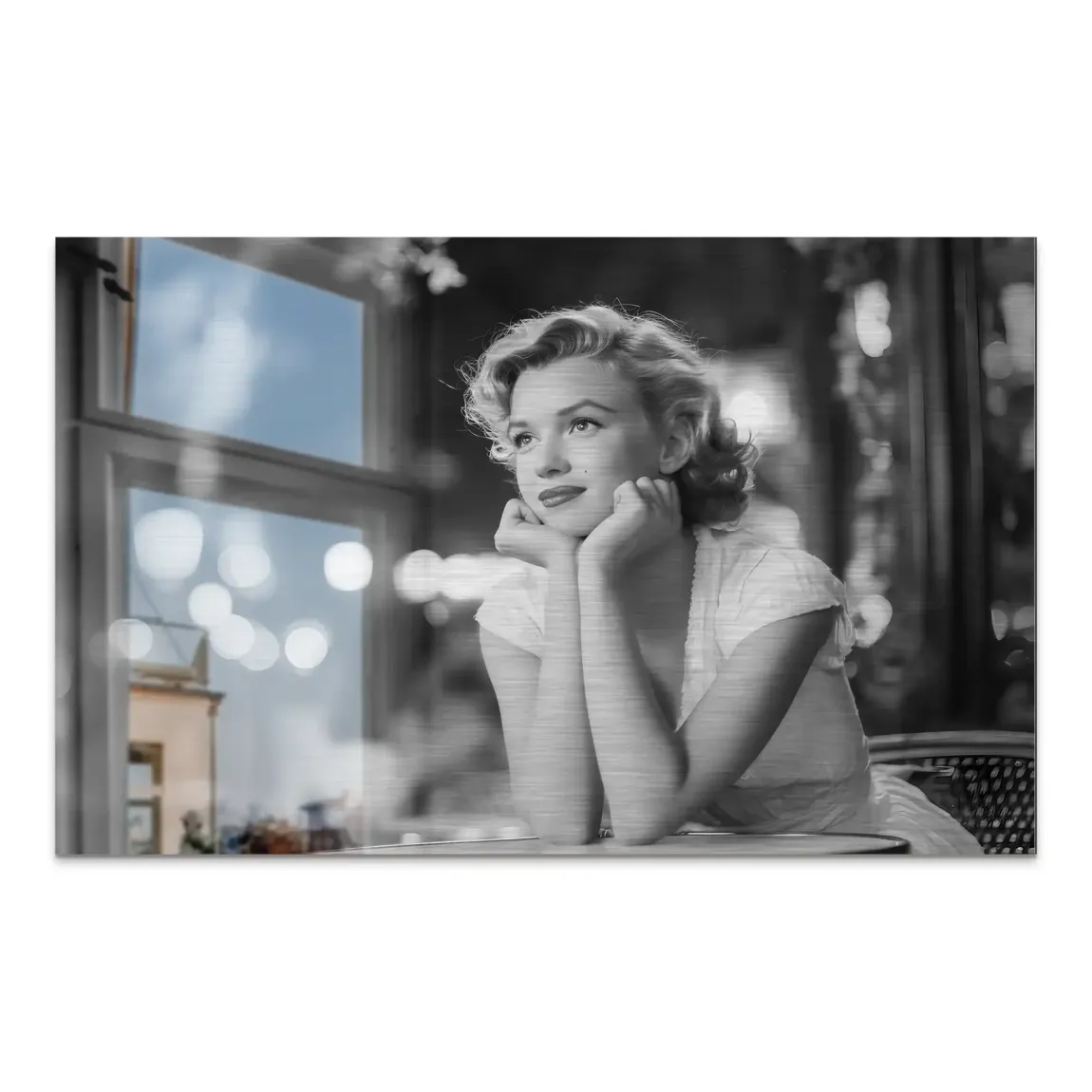 Marilyn Nightwish Noir AluDibond Gebürstet