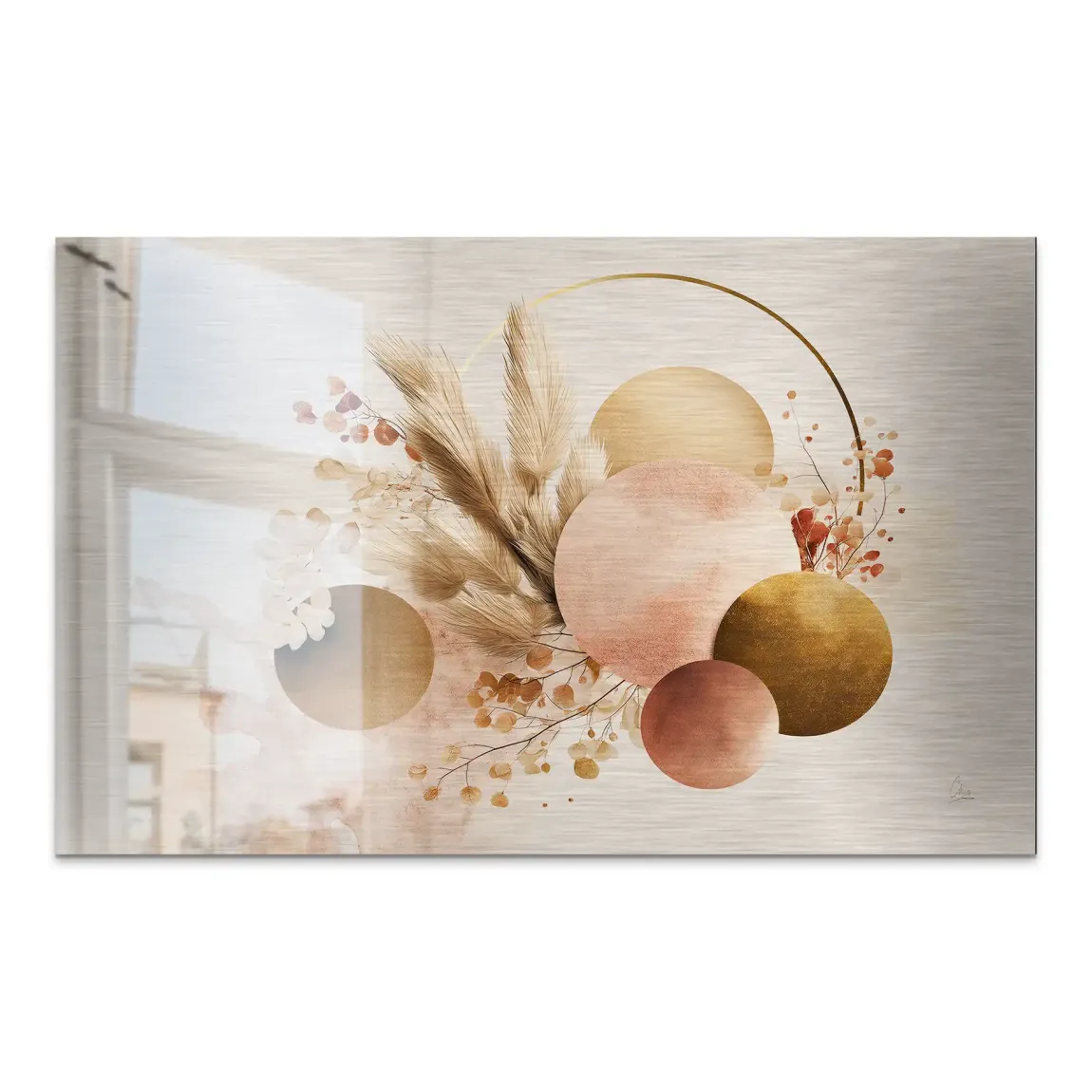 Golden Balance AluDibond Gebürstet