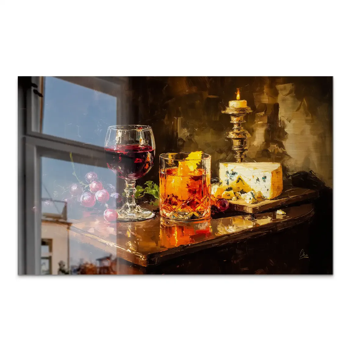 Wein & Genuss AluDibond Gebürstet