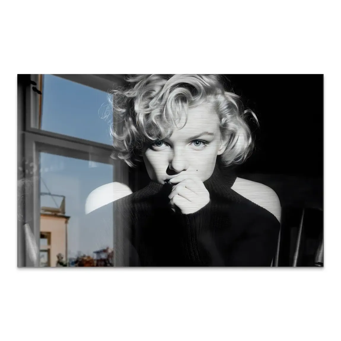 Marilyn Monroe Silent Glamour Alu Dibond Gebürstet INGALERIE
