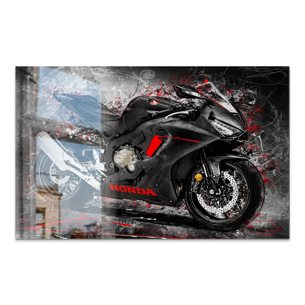 Honda CBR 1000 RR Fireblade AluDibond Gebürstet INGALERIE