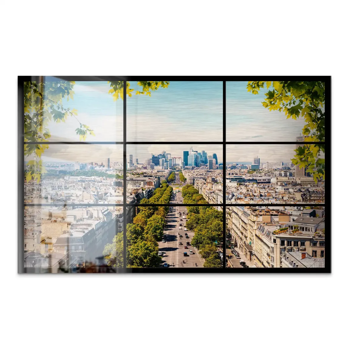 Paris Avenue AluDibond Gebürstet