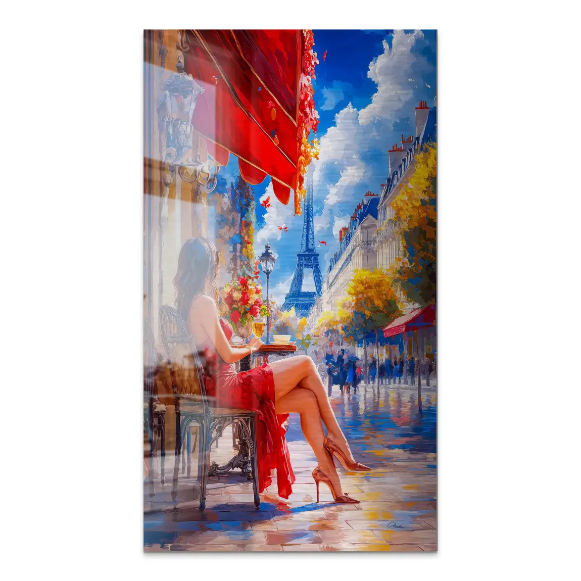 Café Rouge à Paris Alu Gebürstet INGALERiE