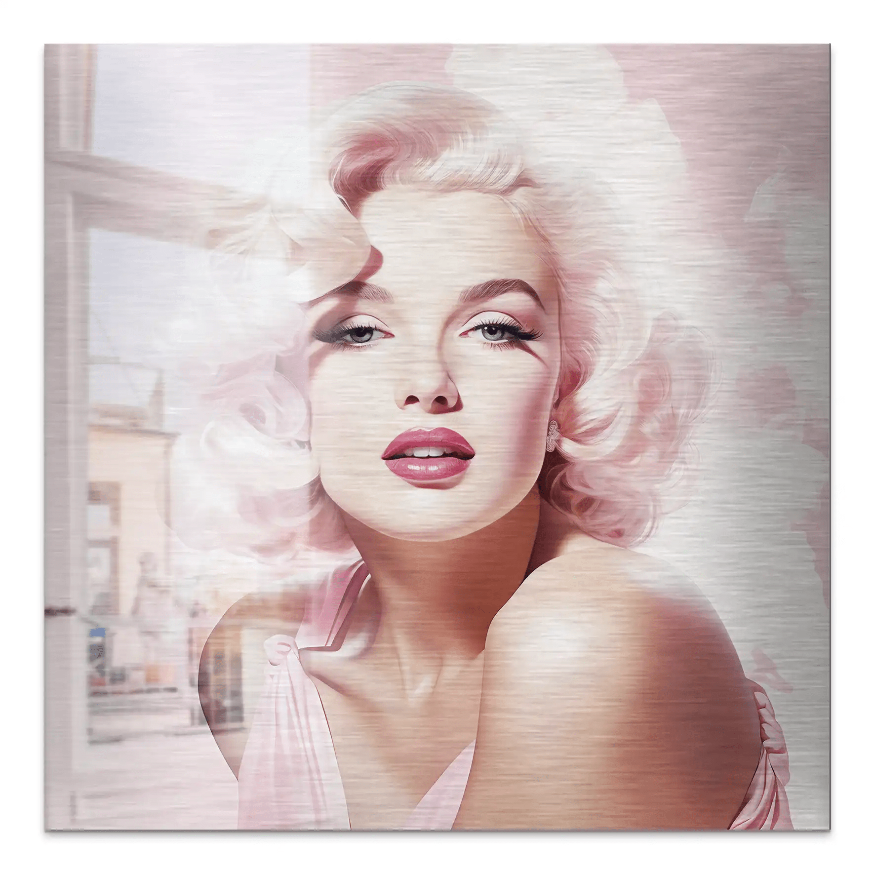 Pink Marilyn Alu Gebürstet INGALERIE