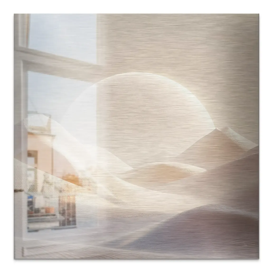 Desert Light Alu Gebürstet Bild