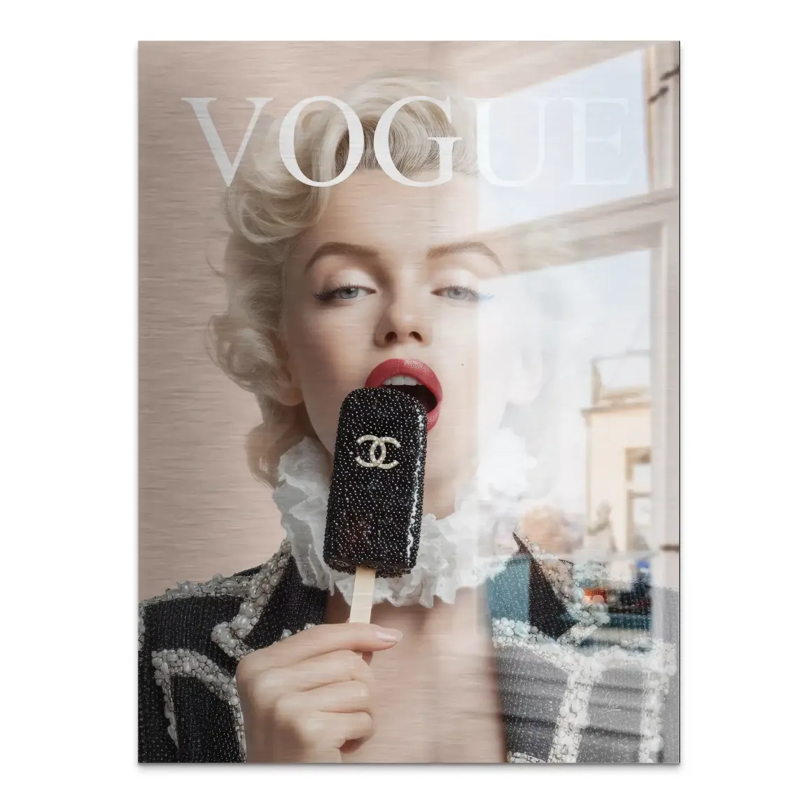 Marilyn Coco Eis Alu Gebürstet Bild