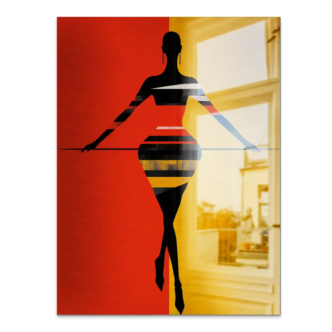 Balance der Elemente Alu Gebürstet Bild INGALERIE
