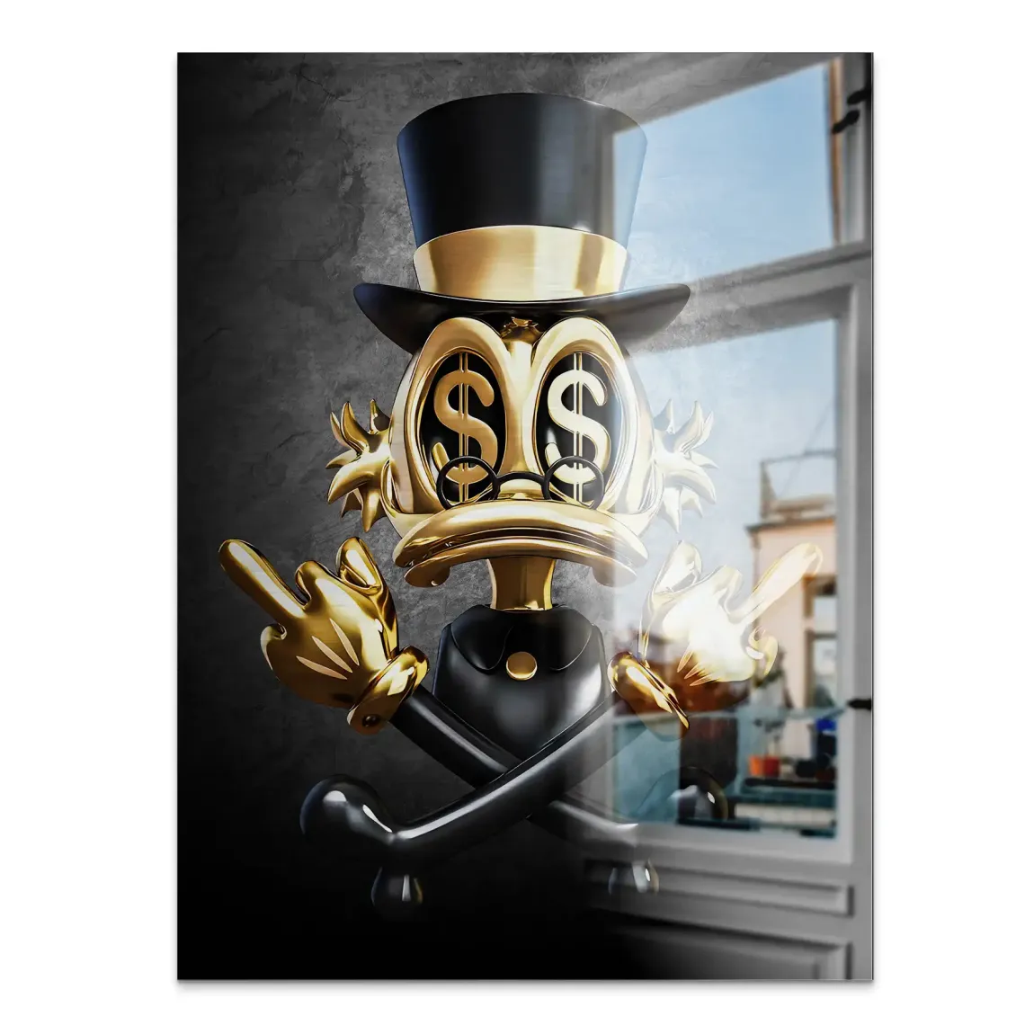 Dollar Vision Duck Alu Gebürstet Bild