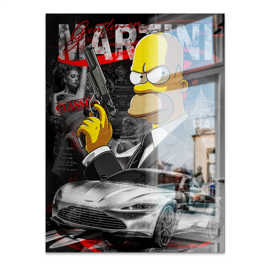 Homer Bond Style Aludibond Gebürstet INGALERIE