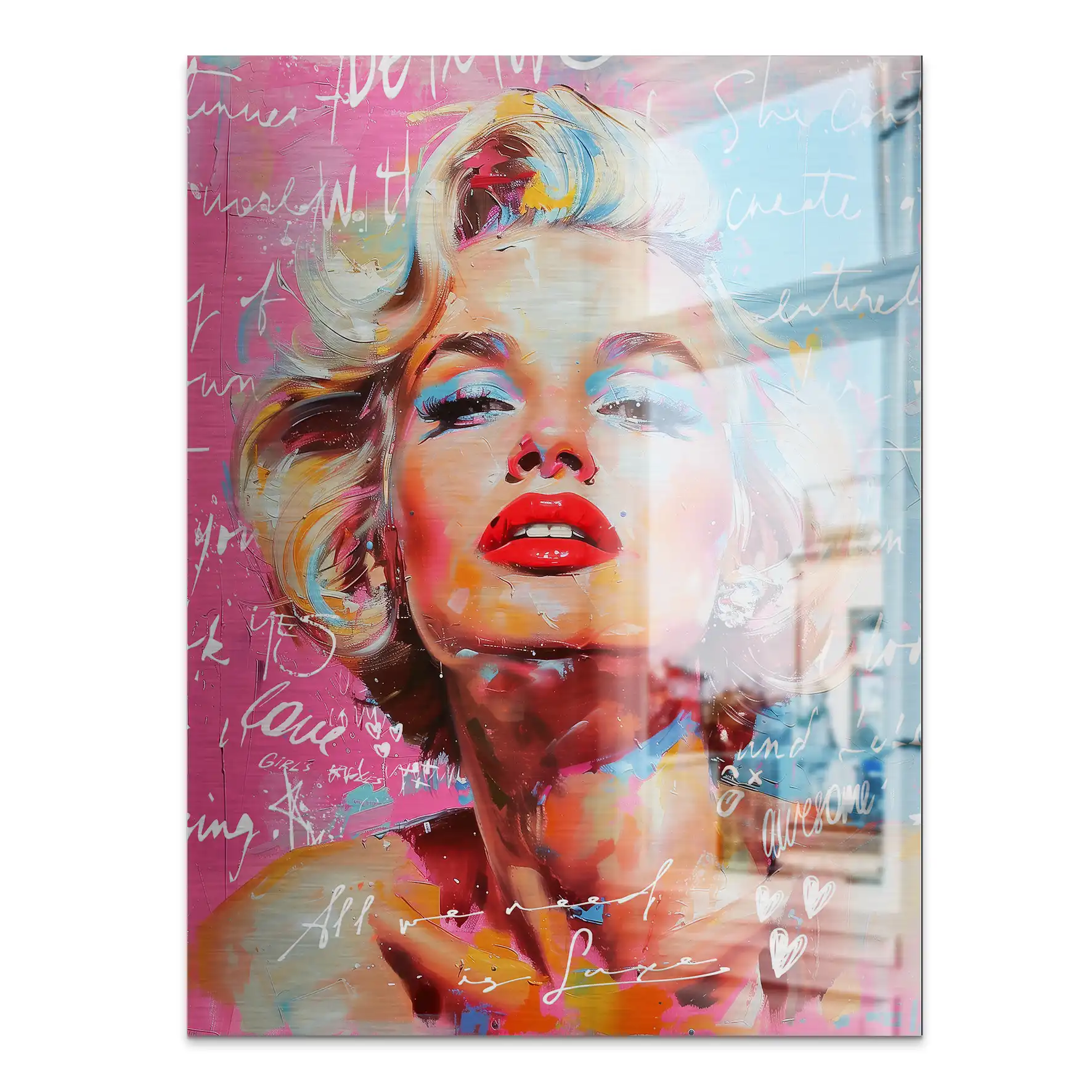 Marilyn Need Luxe Aludibond Gebürstet INGALERIE