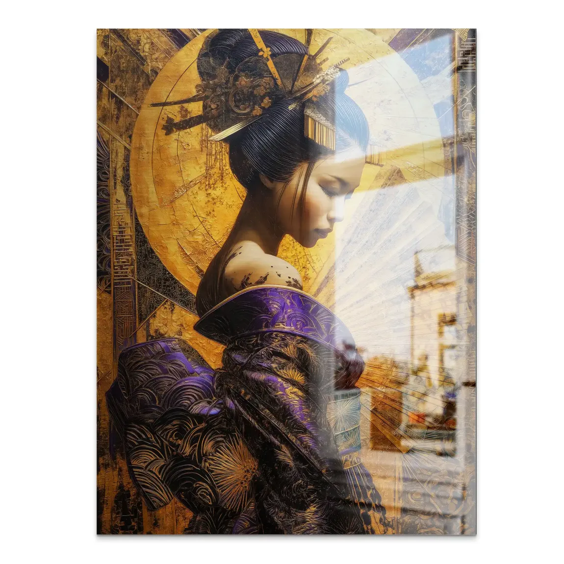 Silk Dynasty Beauty Aludibond Gebürstet INGALERIE