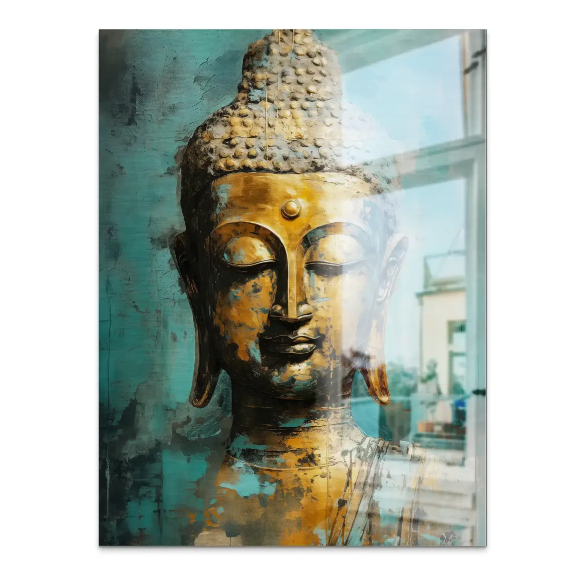 Buddha Essence Aludibond Gebürstet INGALERIE